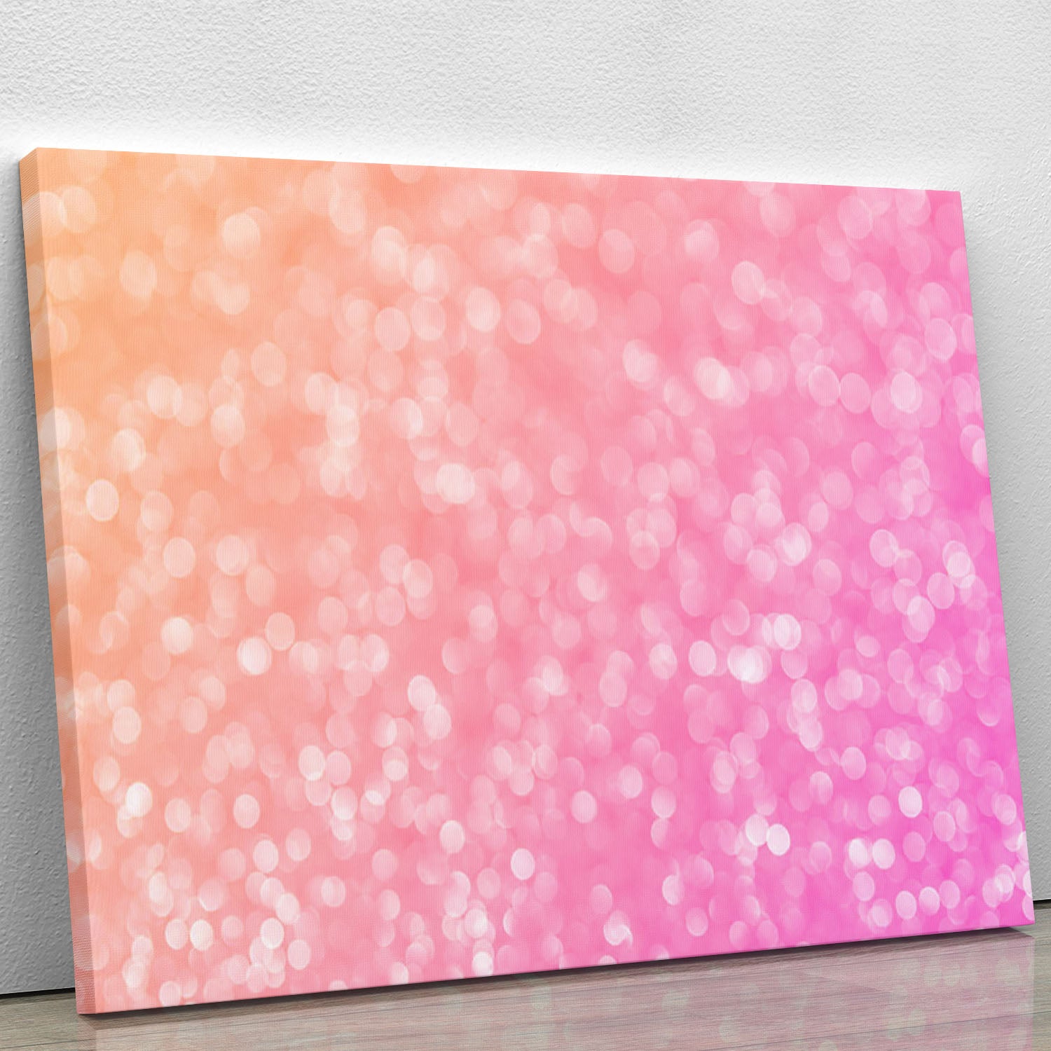 Pink glitter christmas abstract Canvas Print or Poster - Canvas Art Rocks - 1