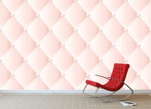 Pink upholstery vector abstract Wall Mural Wallpaper - Canvas Art Rocks - 2