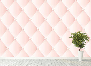 Pink upholstery vector abstract Wall Mural Wallpaper - Canvas Art Rocks - 4
