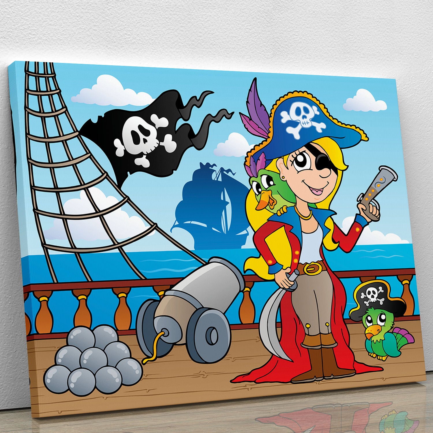 Pirate ship deck theme 9 Canvas Print or Poster - Canvas Art Rocks - 1