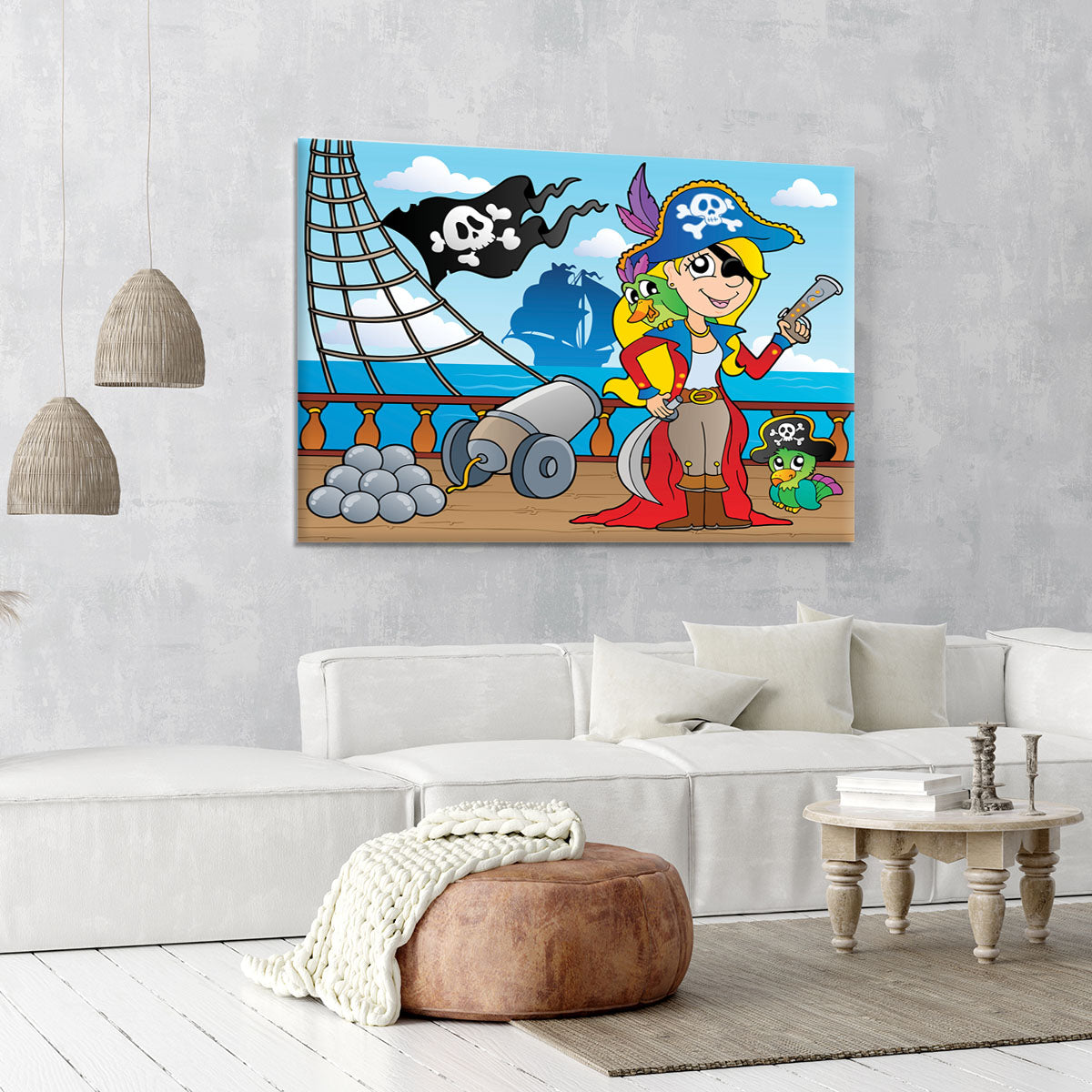 Pirate ship deck theme 9 Canvas Print or Poster - Canvas Art Rocks - 6