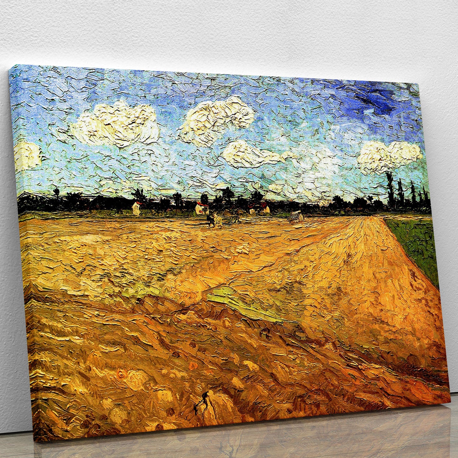 Ploughed Field by Van Gogh Canvas Print or Poster - Canvas Art Rocks - 1
