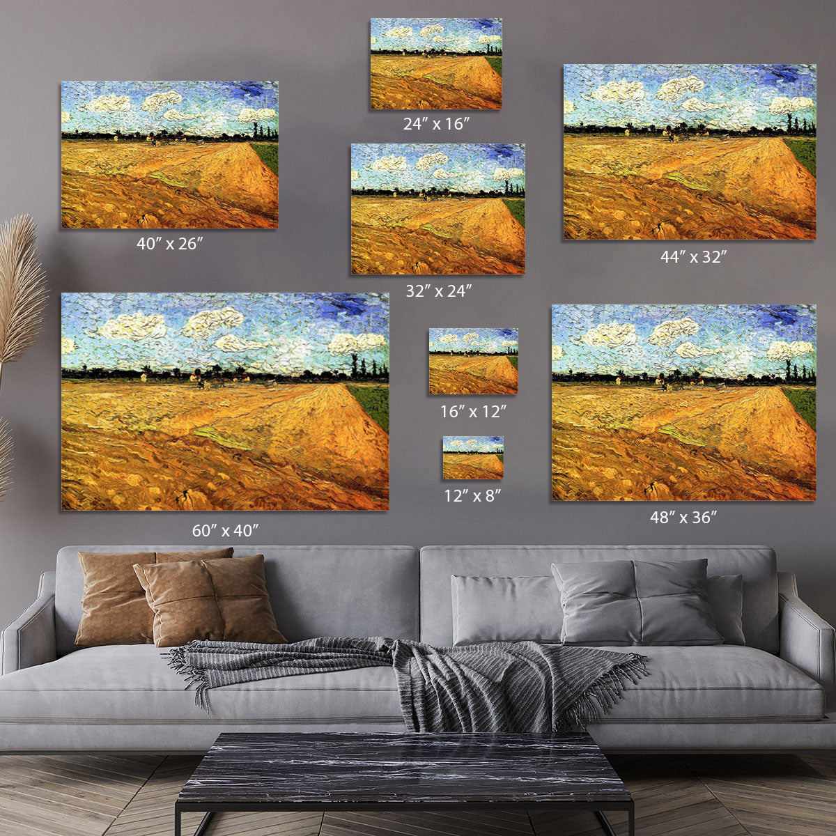 Ploughed Field by Van Gogh Canvas Print or Poster - Canvas Art Rocks - 7