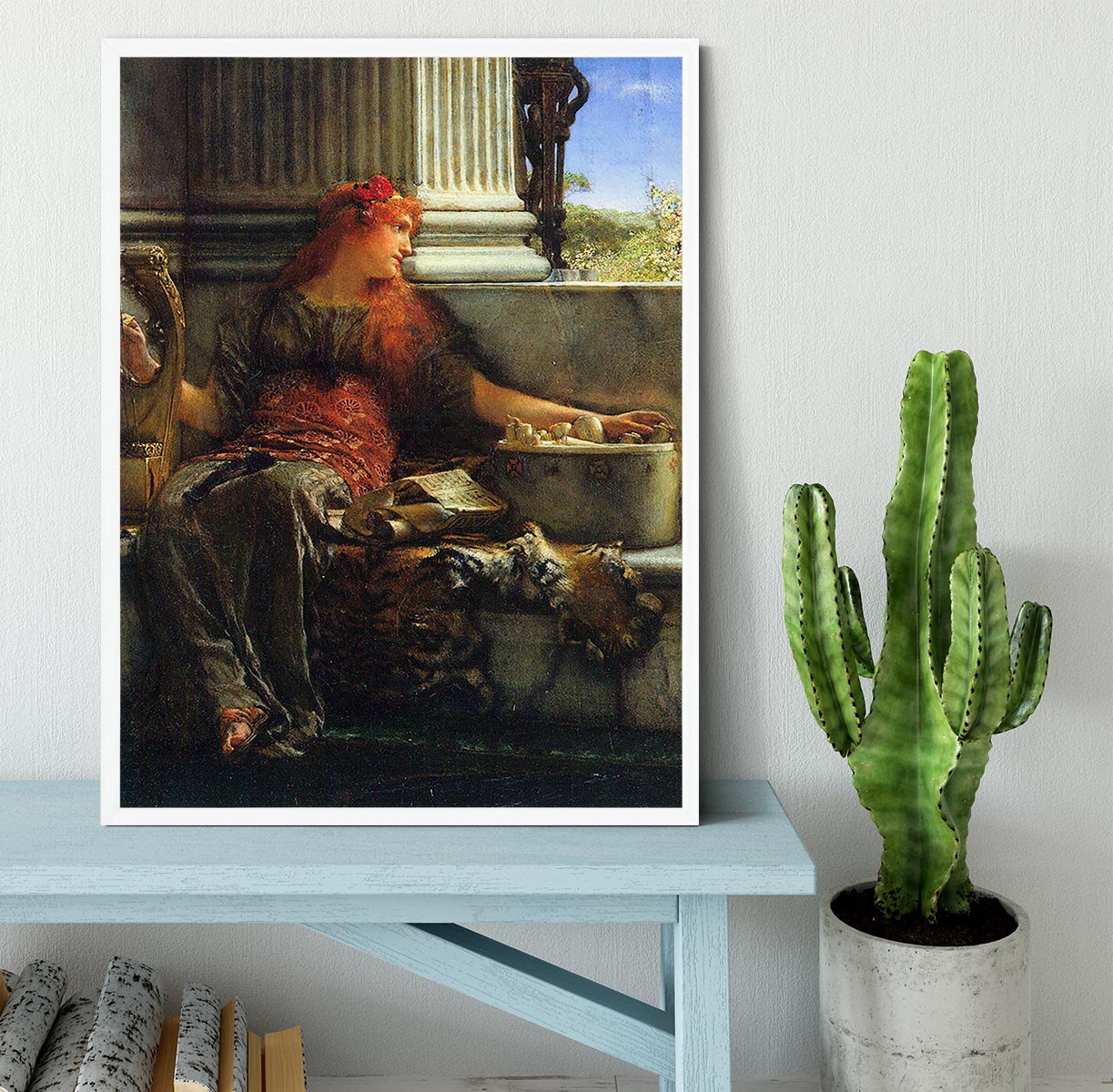 Poesie by Alma Tadema Framed Print - Canvas Art Rocks -6