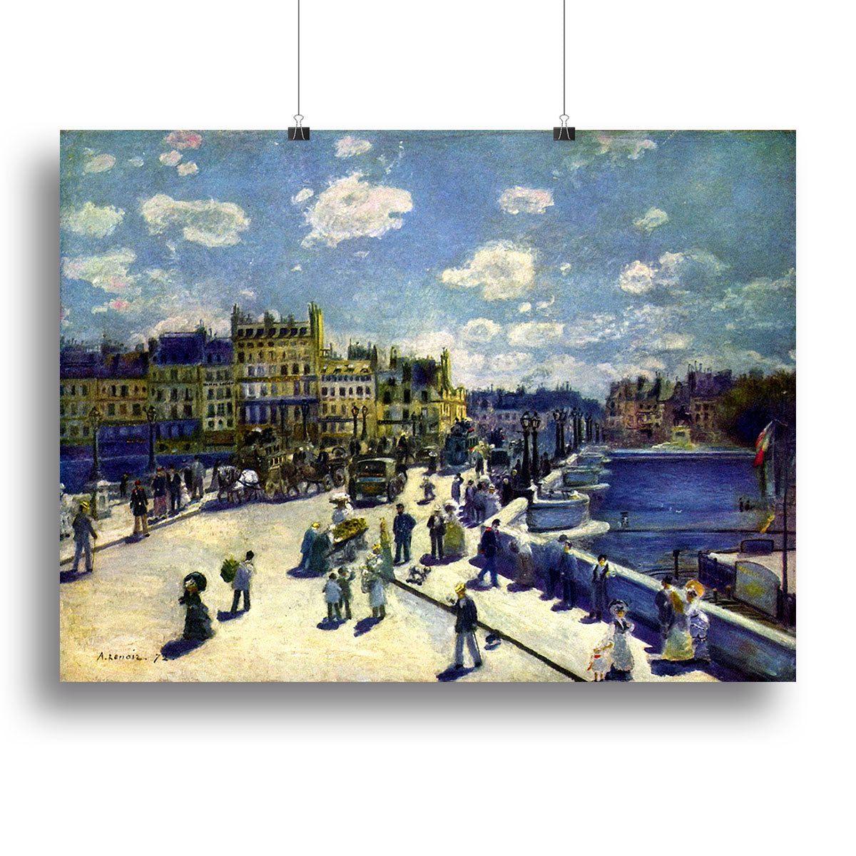 Pont Neuf by Renoir Canvas Print or Poster - Canvas Art Rocks - 2