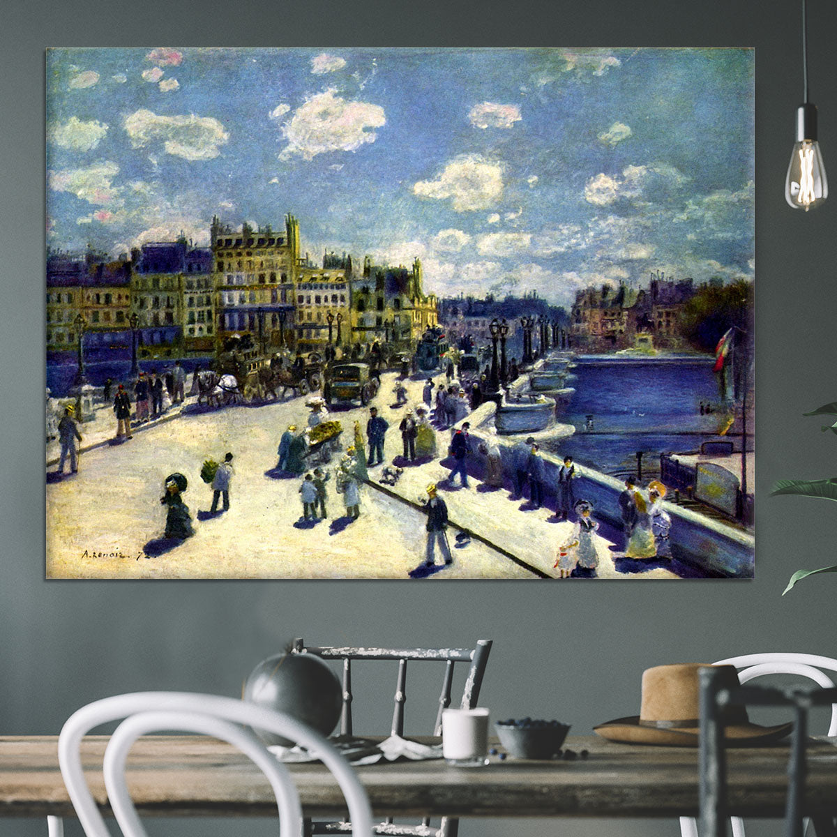 Pont Neuf by Renoir Canvas Print or Poster - Canvas Art Rocks - 3