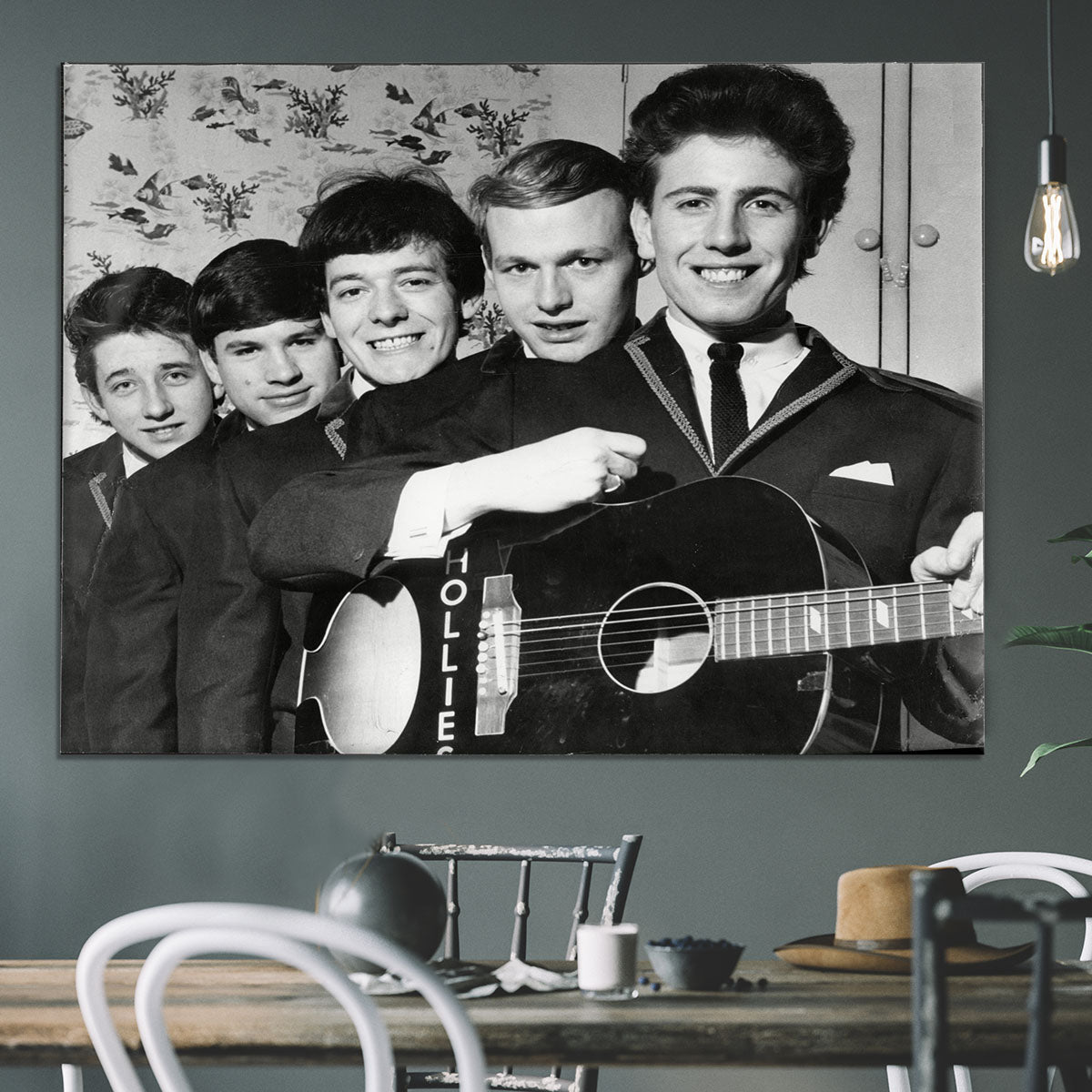 Pop Group The Hollies Canvas Print or Poster - Canvas Art Rocks - 3
