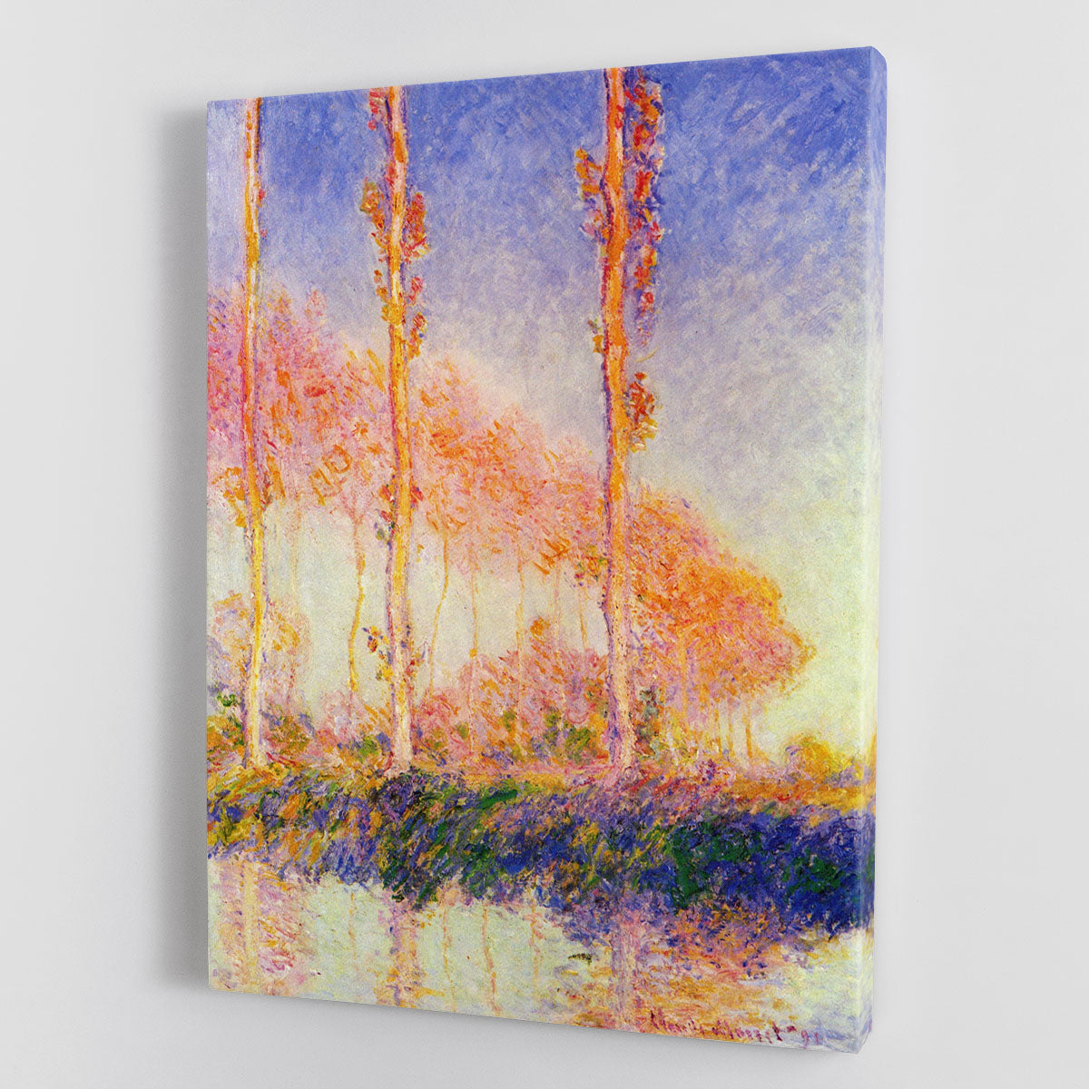 Poplars 2 by Monet Canvas Print or Poster - Canvas Art Rocks - 1