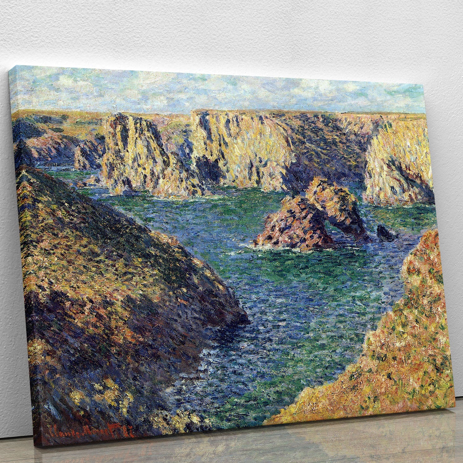 Port Donnant by Monet Canvas Print or Poster - Canvas Art Rocks - 1