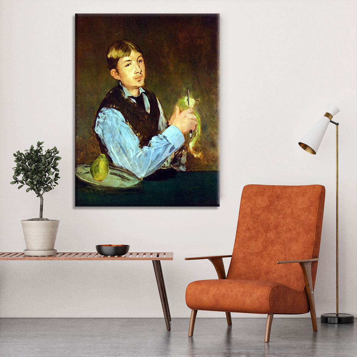 Portait of Leon Leenhoff by Manet Canvas Print or Poster - Canvas Art Rocks - 6
