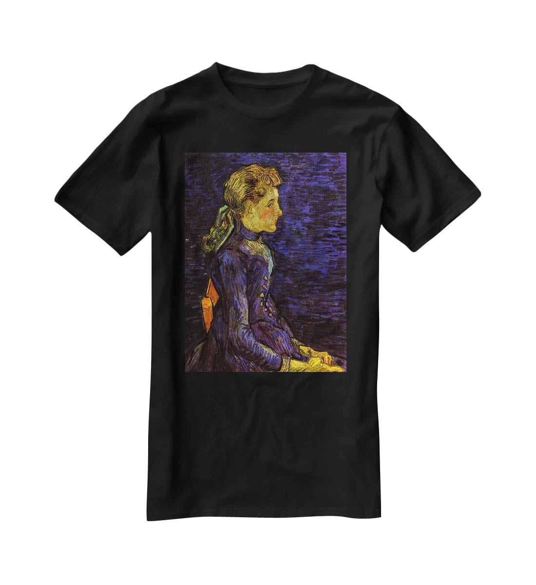 Portrait of Adeline Ravoux by Van Gogh T-Shirt - Canvas Art Rocks - 1