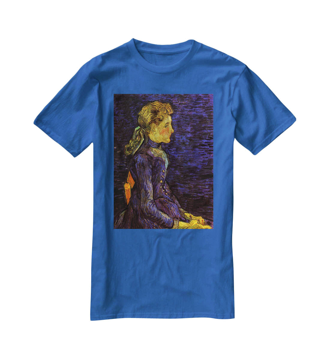 Portrait of Adeline Ravoux by Van Gogh T-Shirt - Canvas Art Rocks - 2