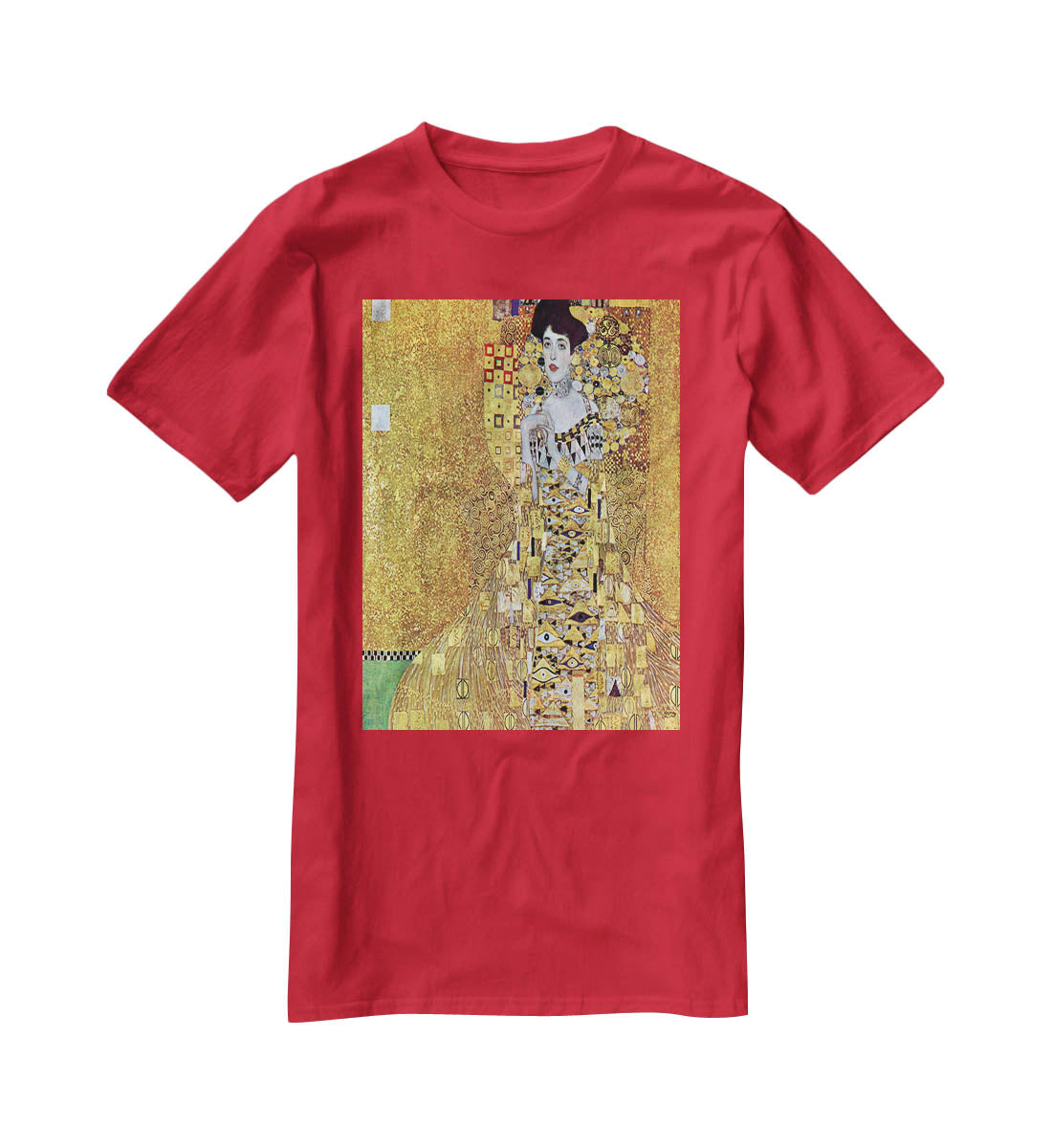 Portrait of Block Bauer 2 by Klimt T-Shirt - Canvas Art Rocks - 4