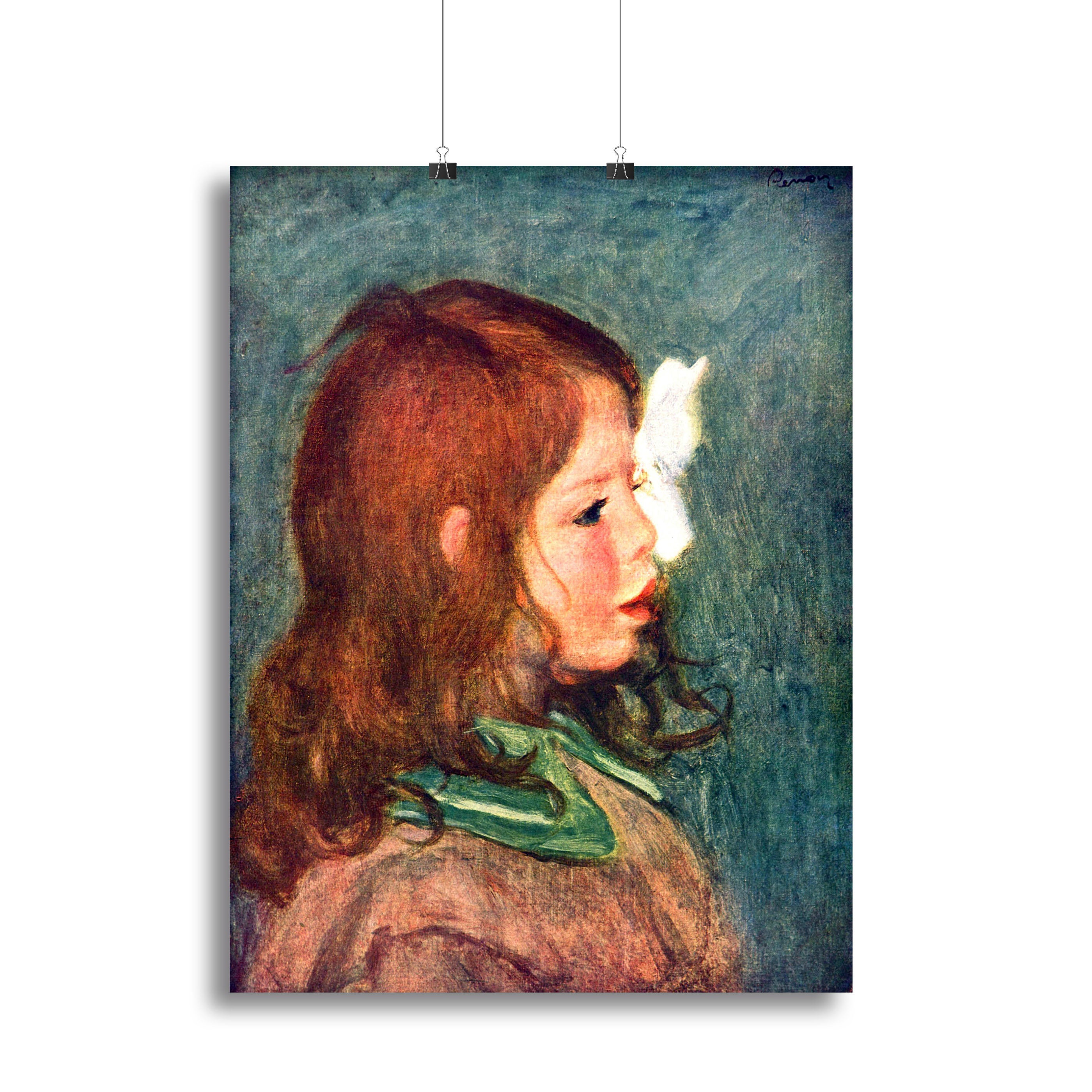 Portrait of Coco by Renoir Canvas Print or Poster - Canvas Art Rocks - 2