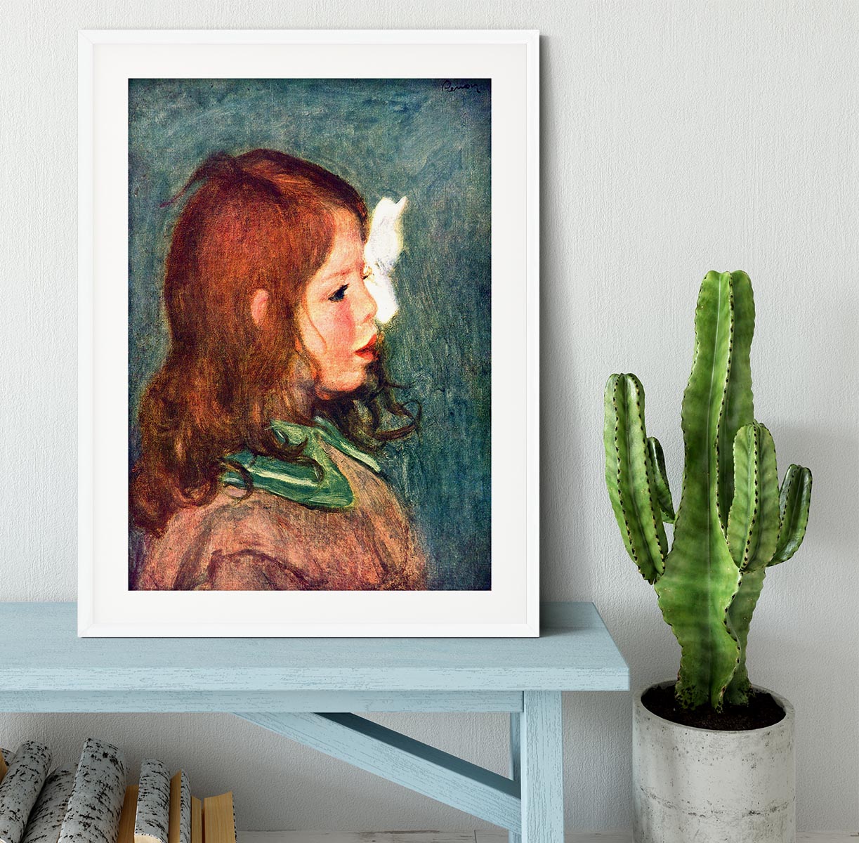 Portrait of Coco by Renoir Framed Print - Canvas Art Rocks - 5