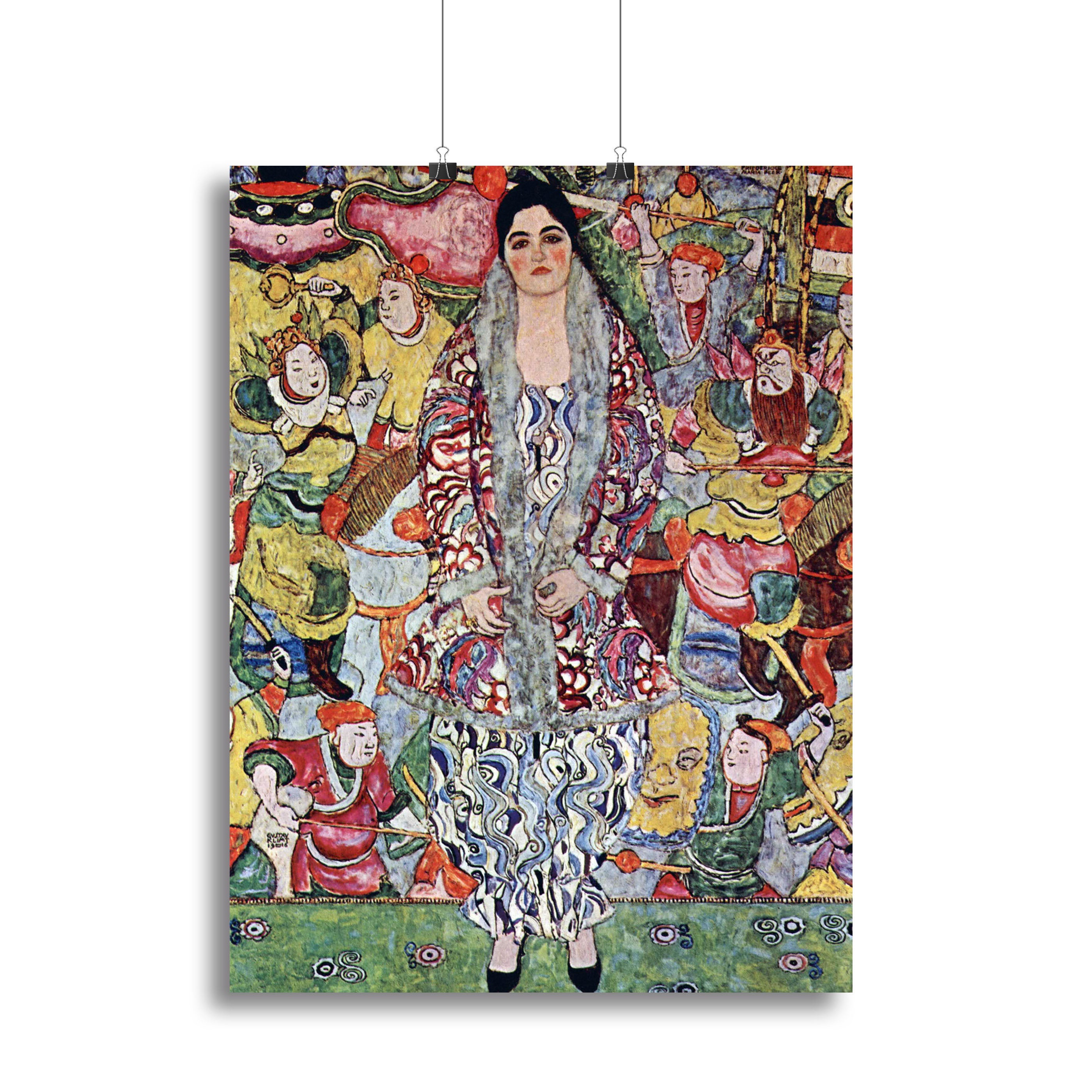 Portrait of Frederika Maria Beer by Klimt Canvas Print or Poster - Canvas Art Rocks - 2