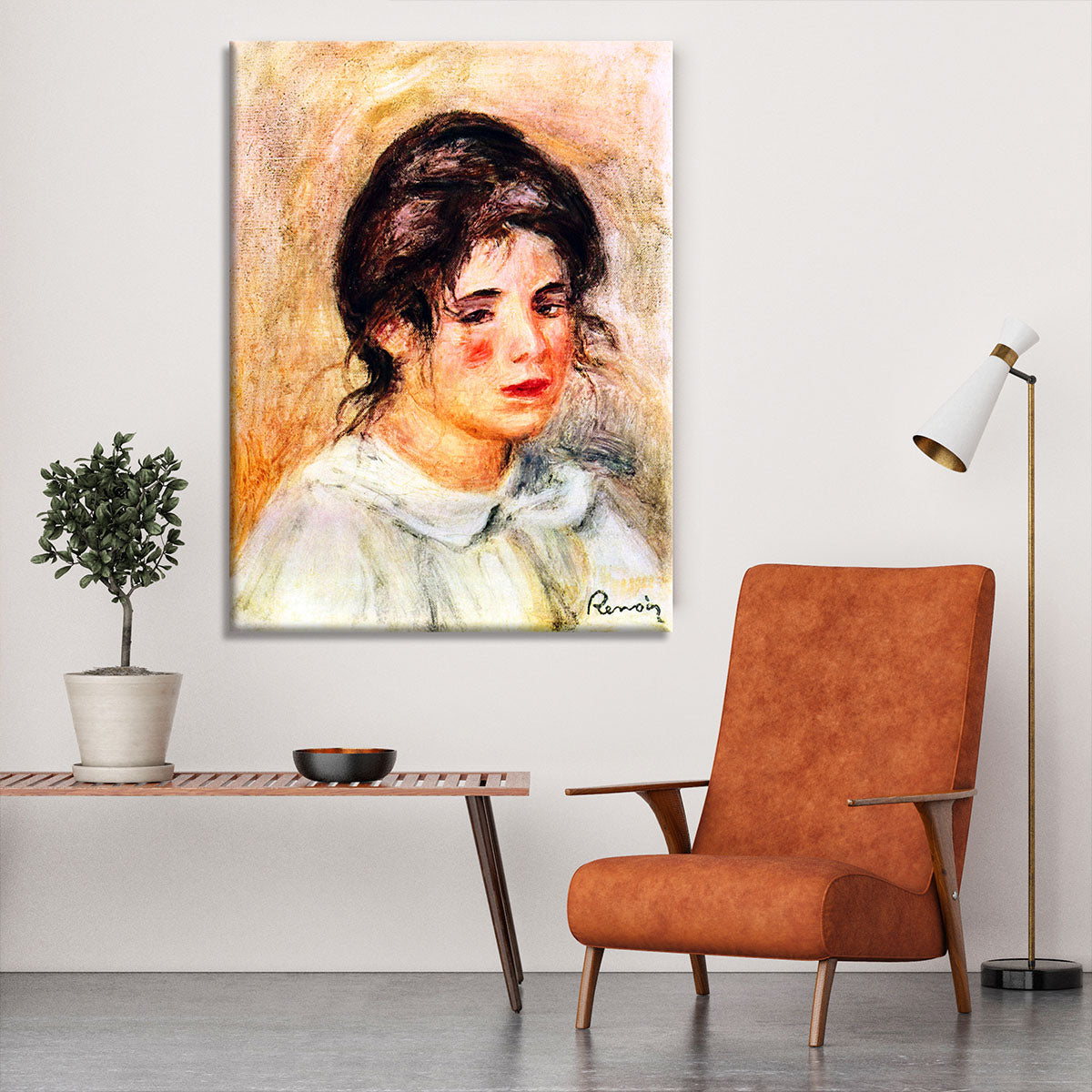 Portrait of Gabrielle by Renoir Canvas Print or Poster - Canvas Art Rocks - 6