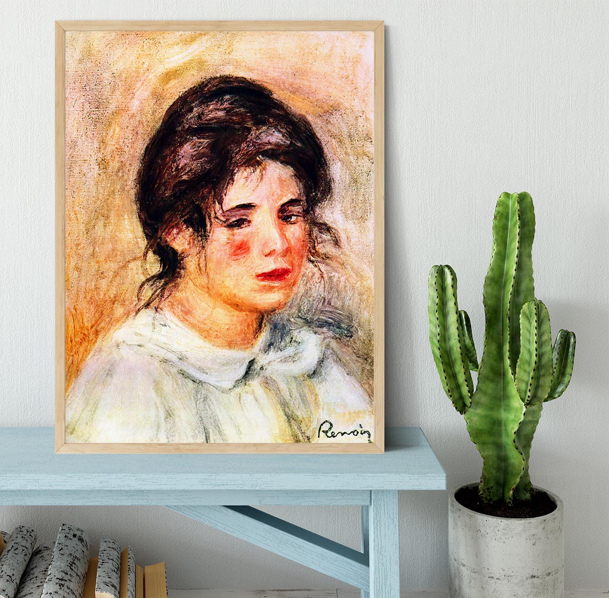 Portrait of Gabrielle by Renoir Framed Print - Canvas Art Rocks - 4