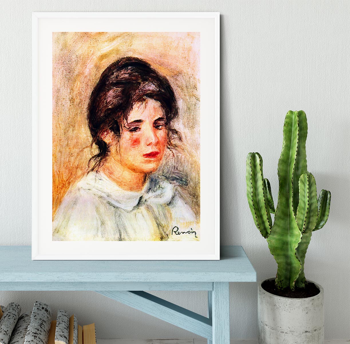 Portrait of Gabrielle by Renoir Framed Print - Canvas Art Rocks - 5