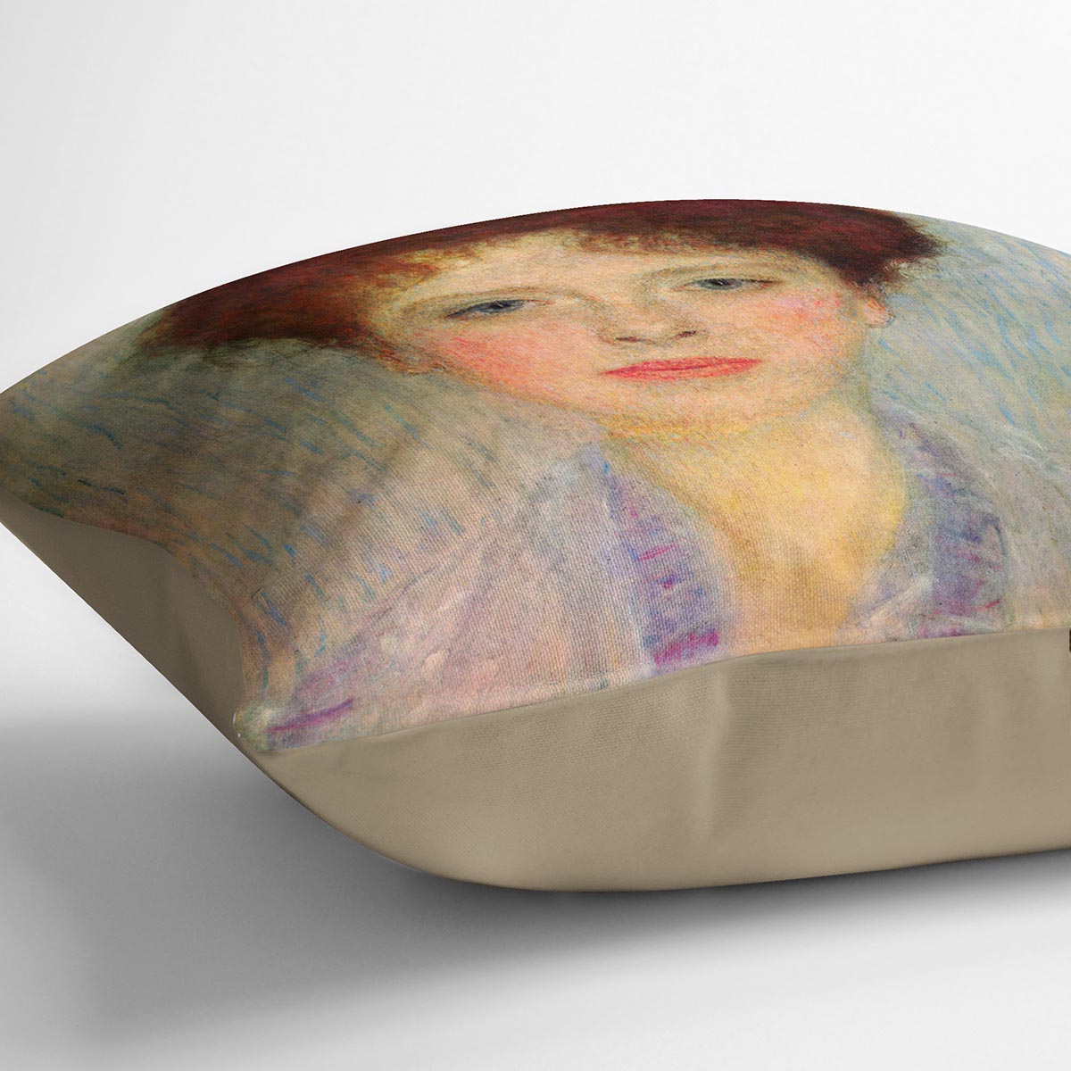 Portrait of Gertha Fersovanyi detail by Klimt Cushion