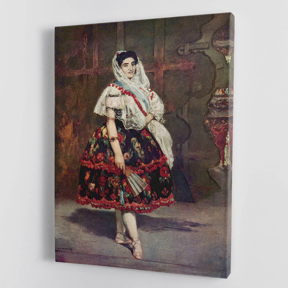 Portrait of Lola de Valence by Manet Canvas Print or Poster - Canvas Art Rocks - 1