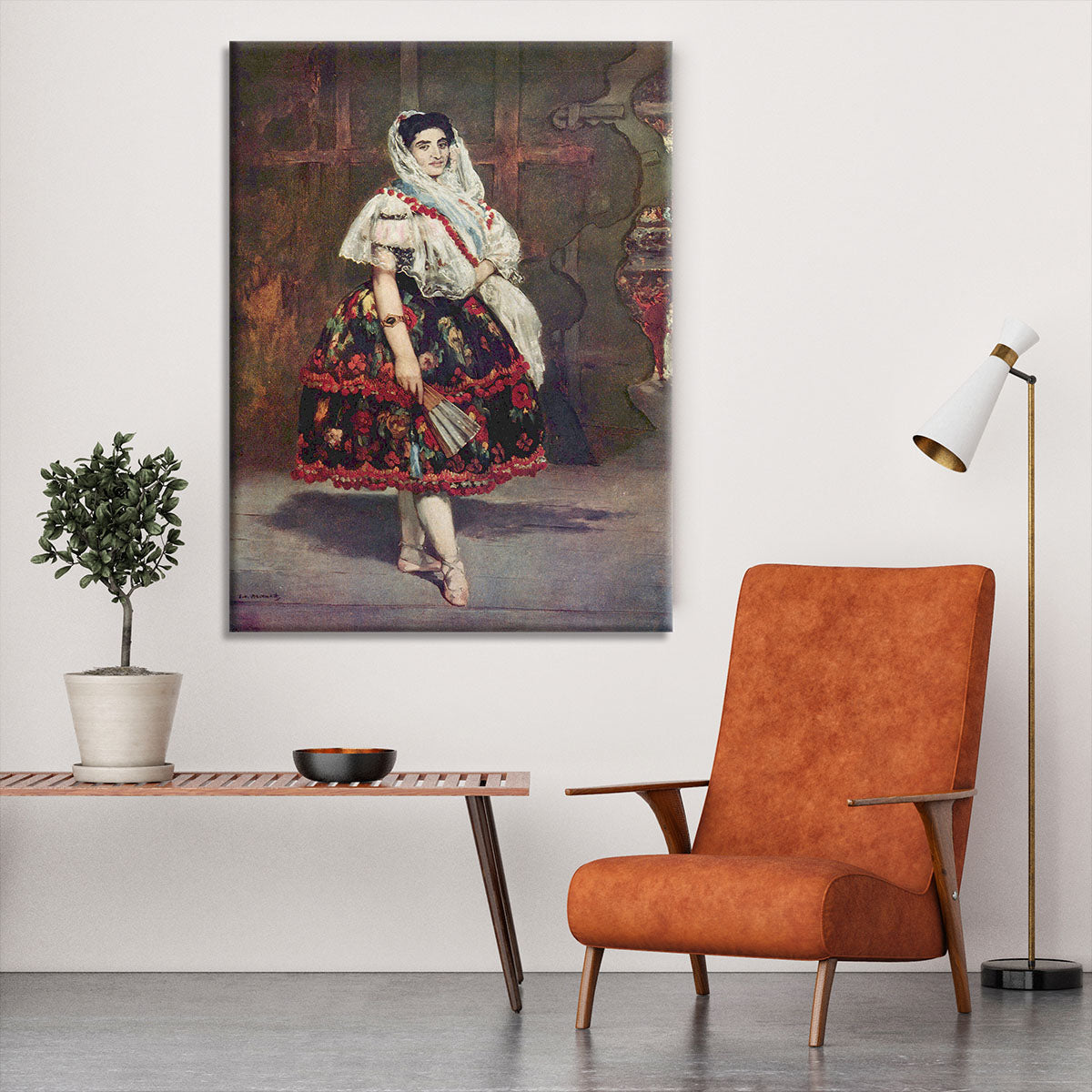 Portrait of Lola de Valence by Manet Canvas Print or Poster - Canvas Art Rocks - 6