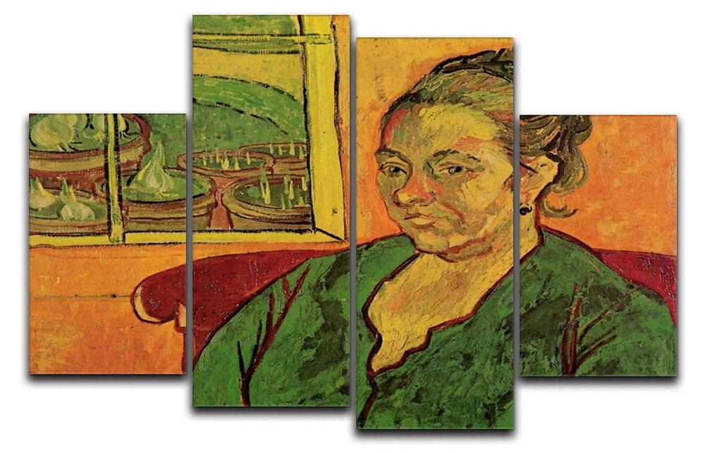 Portrait of Madame Augustine Roulin by Van Gogh 4 Split Panel Canvas  - Canvas Art Rocks - 1
