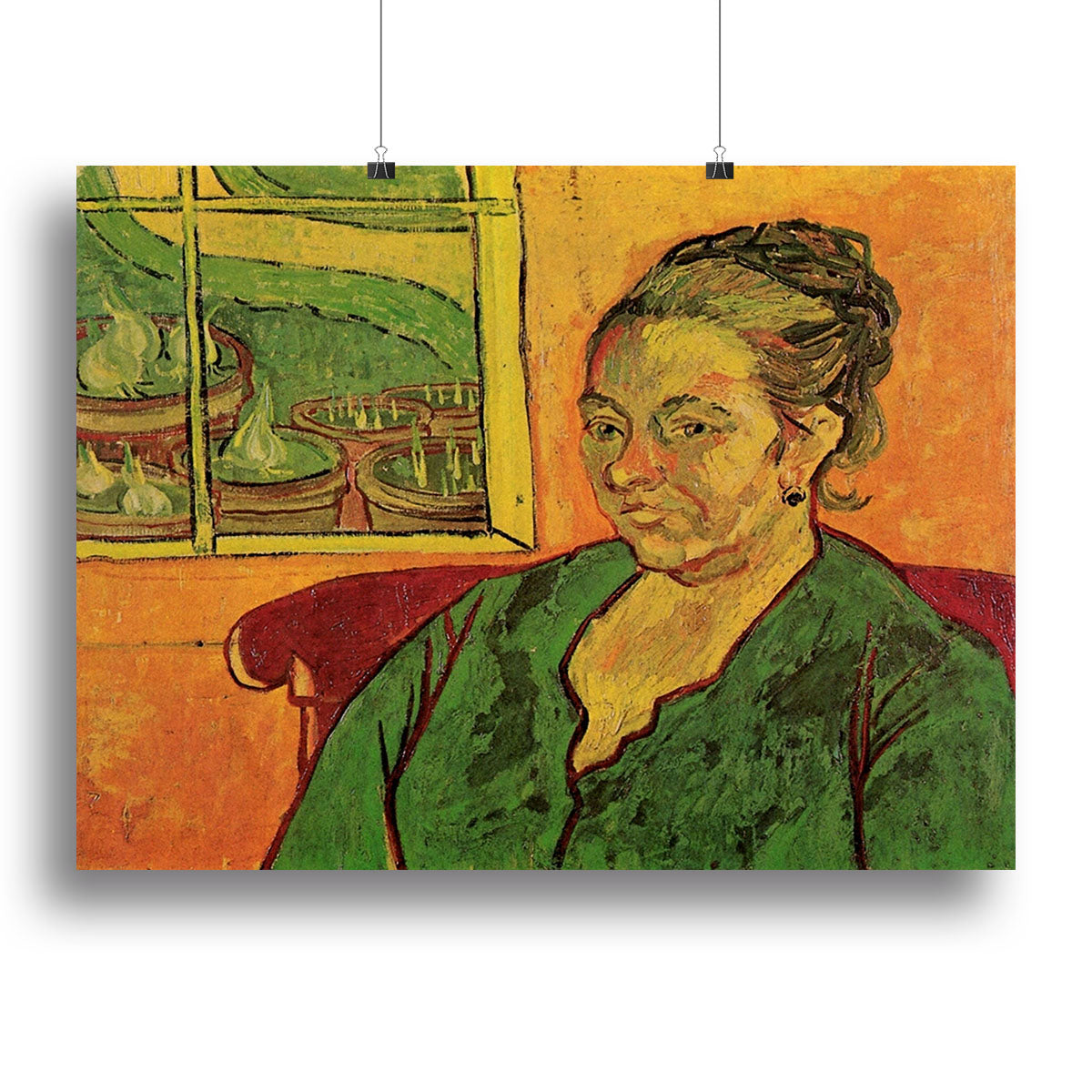 Portrait of Madame Augustine Roulin by Van Gogh Canvas Print or Poster - Canvas Art Rocks - 2