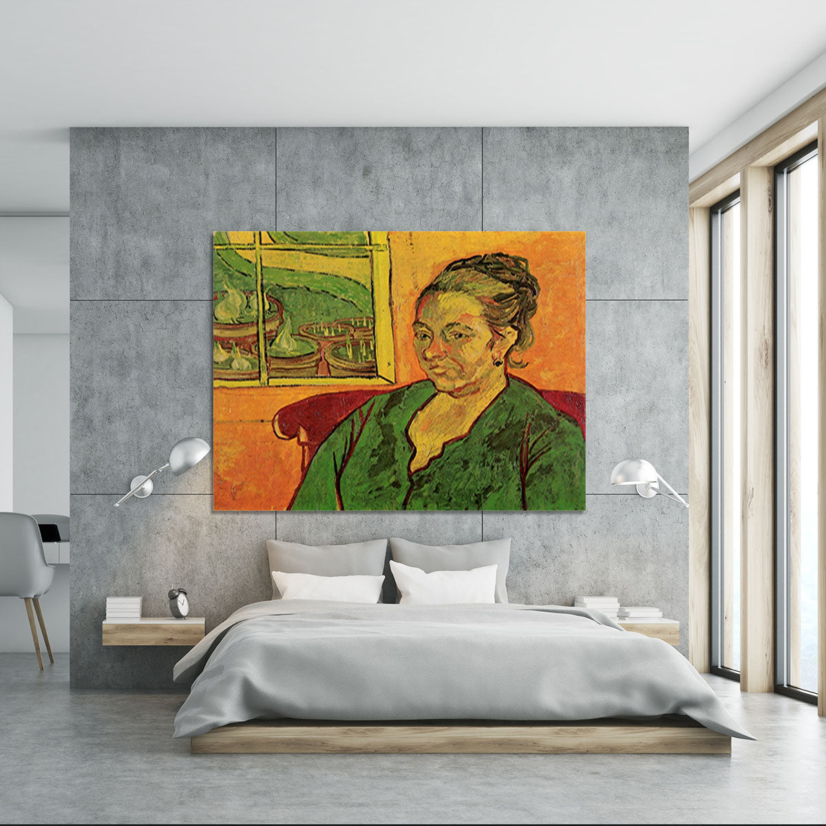 Portrait of Madame Augustine Roulin by Van Gogh Canvas Print or Poster - Canvas Art Rocks - 5