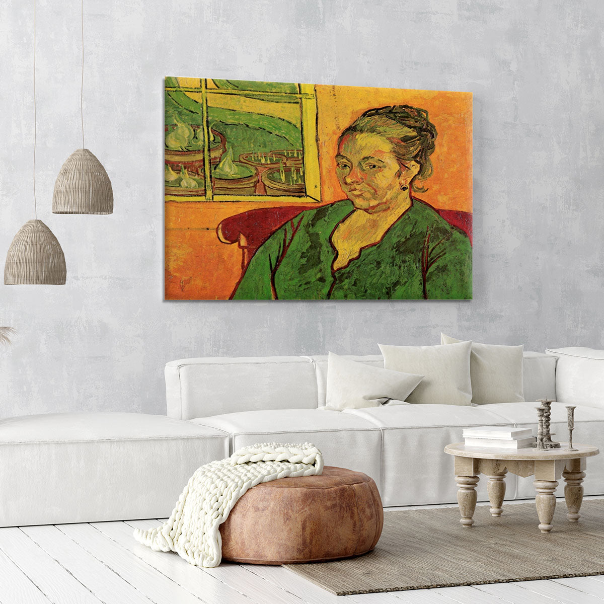 Portrait of Madame Augustine Roulin by Van Gogh Canvas Print or Poster - Canvas Art Rocks - 6