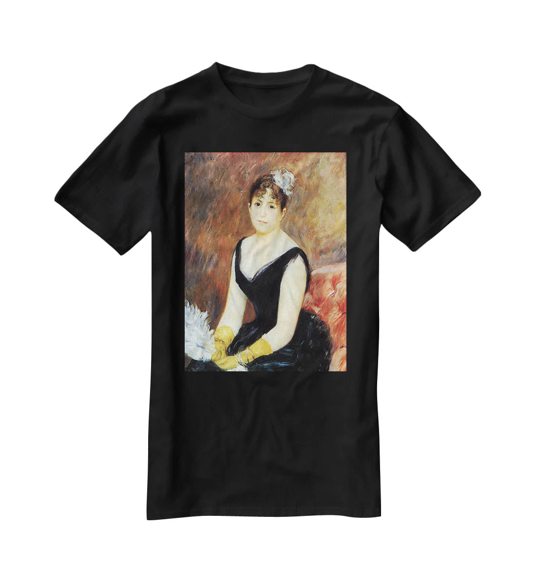 Portrait of Madame Clapisson by Renoir T-Shirt - Canvas Art Rocks - 1