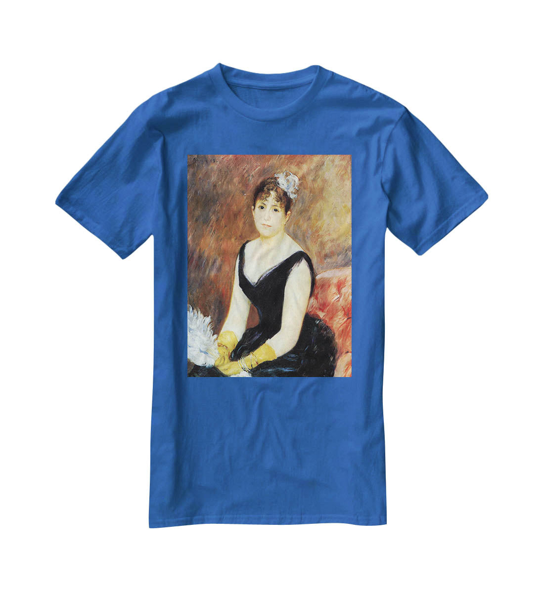Portrait of Madame Clapisson by Renoir T-Shirt - Canvas Art Rocks - 2