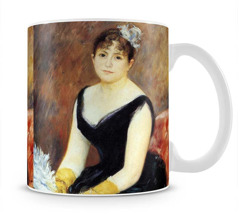 Portrait of Madame Clapisson by Renoir Mug - Canvas Art Rocks - 1