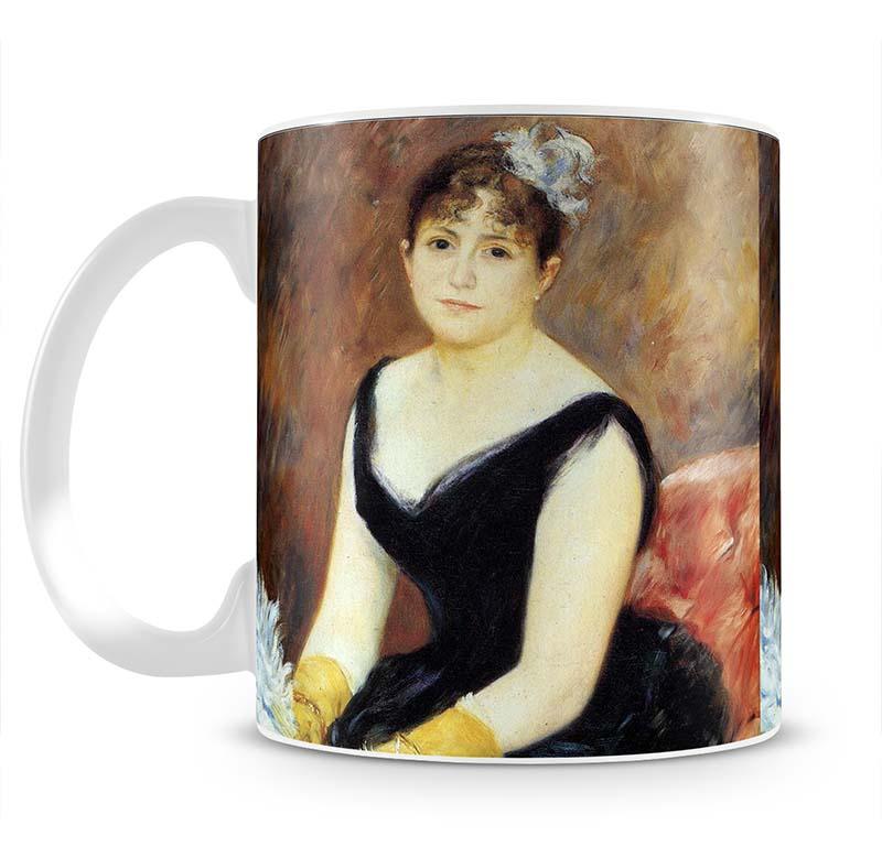 Portrait of Madame Clapisson by Renoir Mug - Canvas Art Rocks - 2