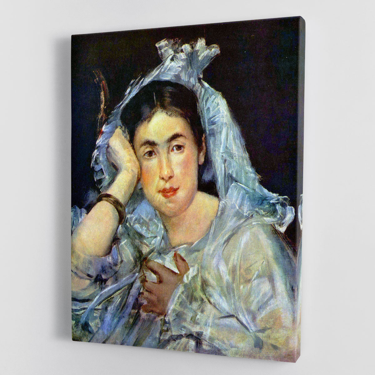 Portrait of Marguerite de Conflans by Manet Canvas Print or Poster - Canvas Art Rocks - 1