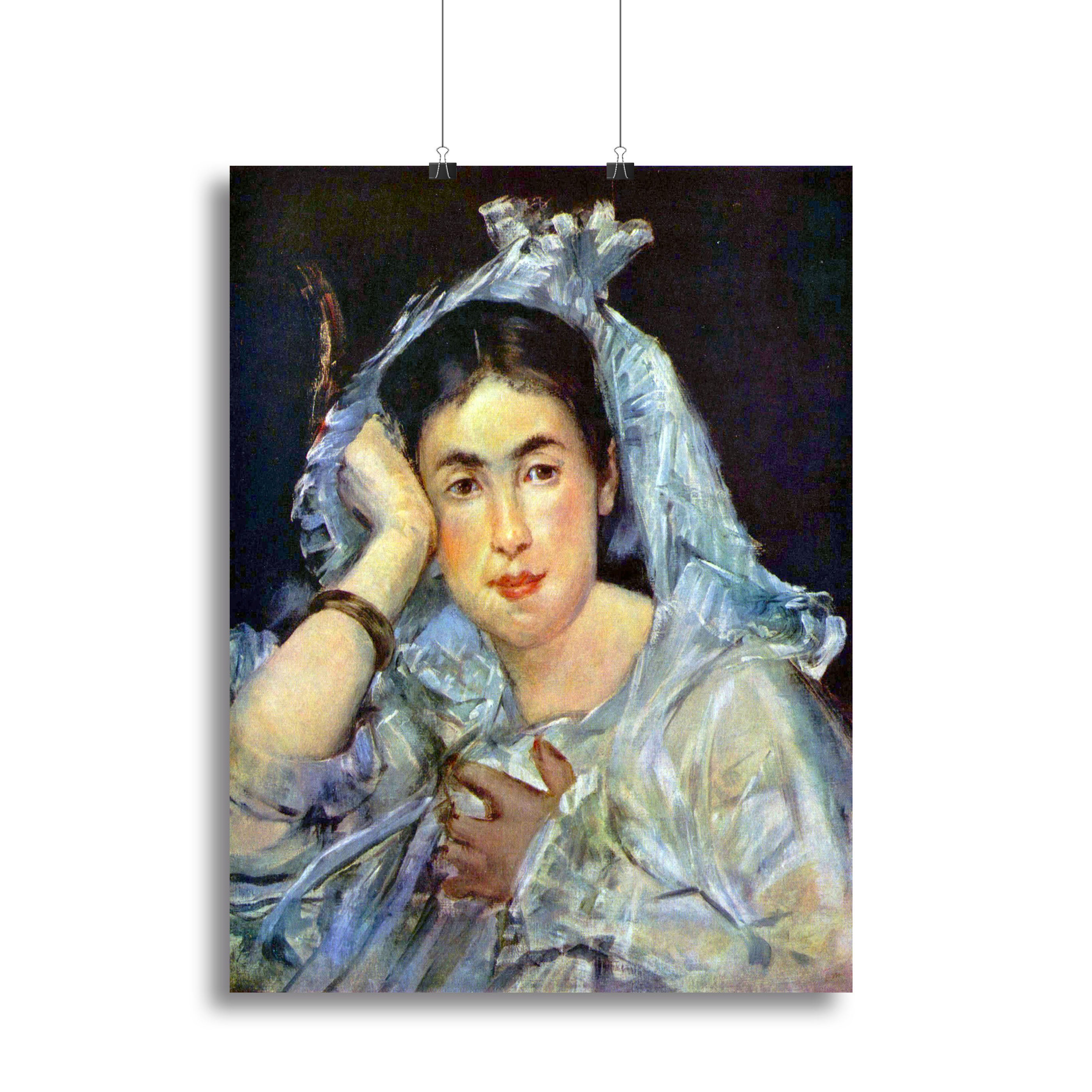 Portrait of Marguerite de Conflans by Manet Canvas Print or Poster - Canvas Art Rocks - 2
