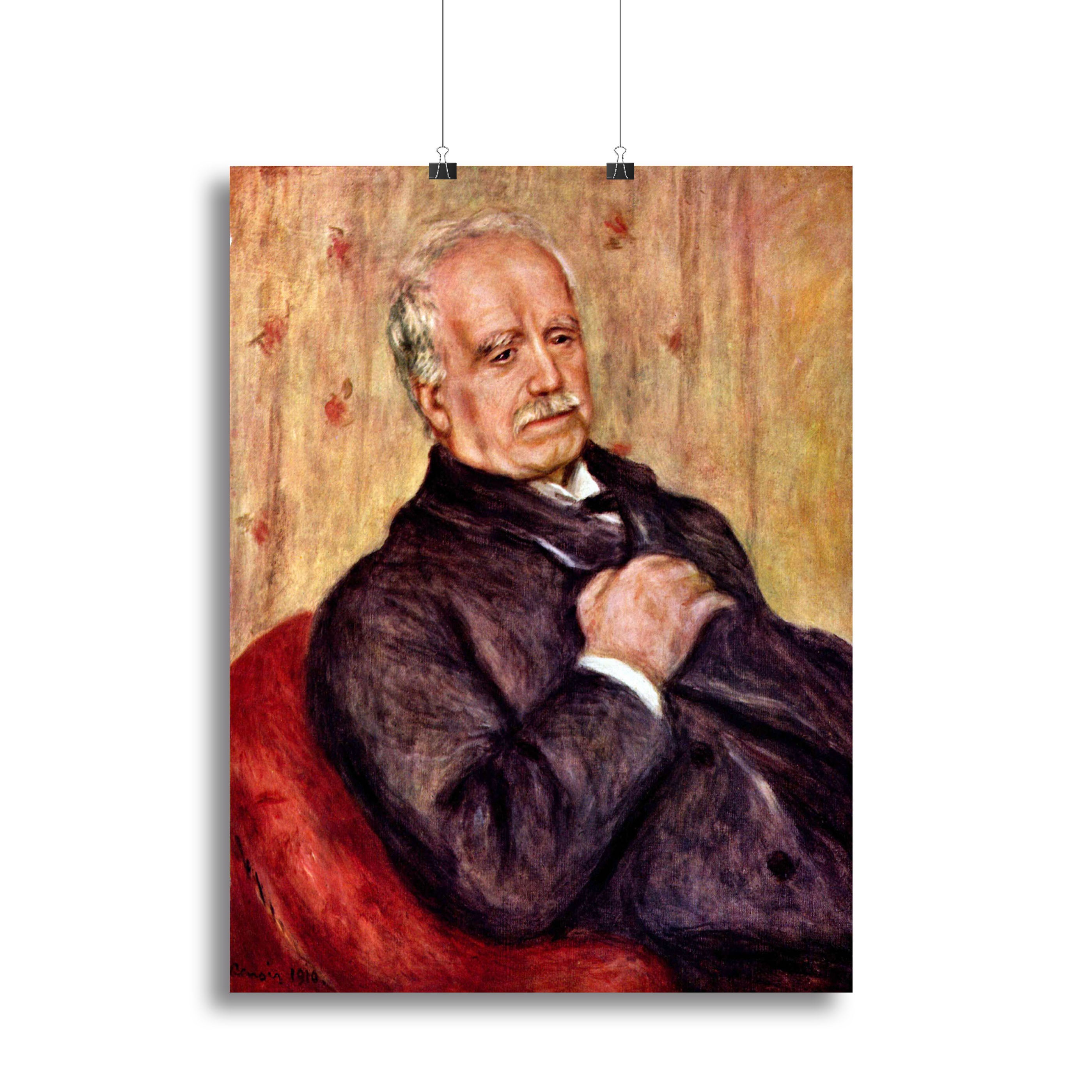 Portrait of Paul Durand Ruel by Renoir Canvas Print or Poster - Canvas Art Rocks - 2