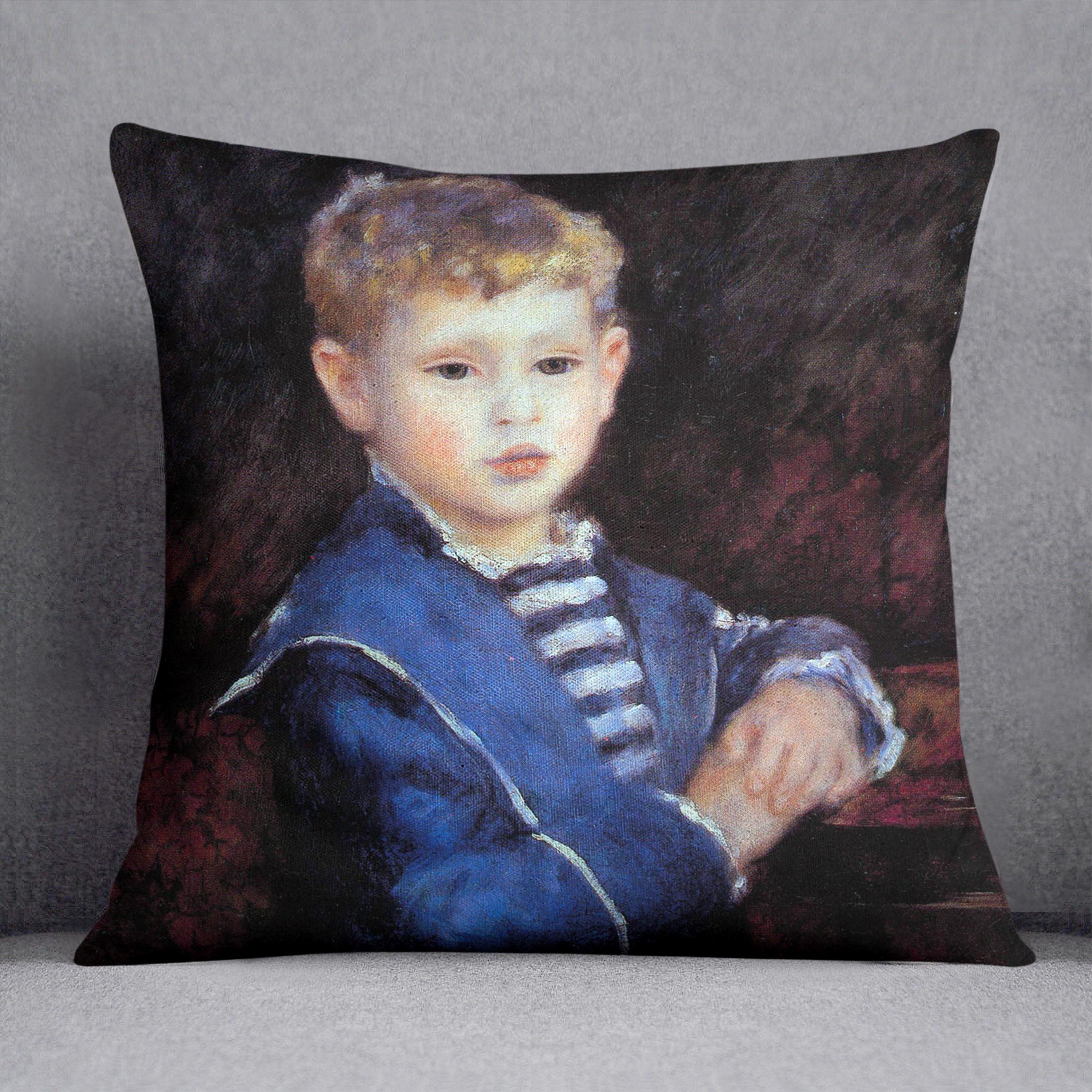 Portrait of Paul Haviland by Renoir Cushion