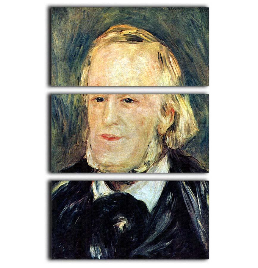 Portrait of Richard Wagner by Renoir 3 Split Panel Canvas Print - Canvas Art Rocks - 1