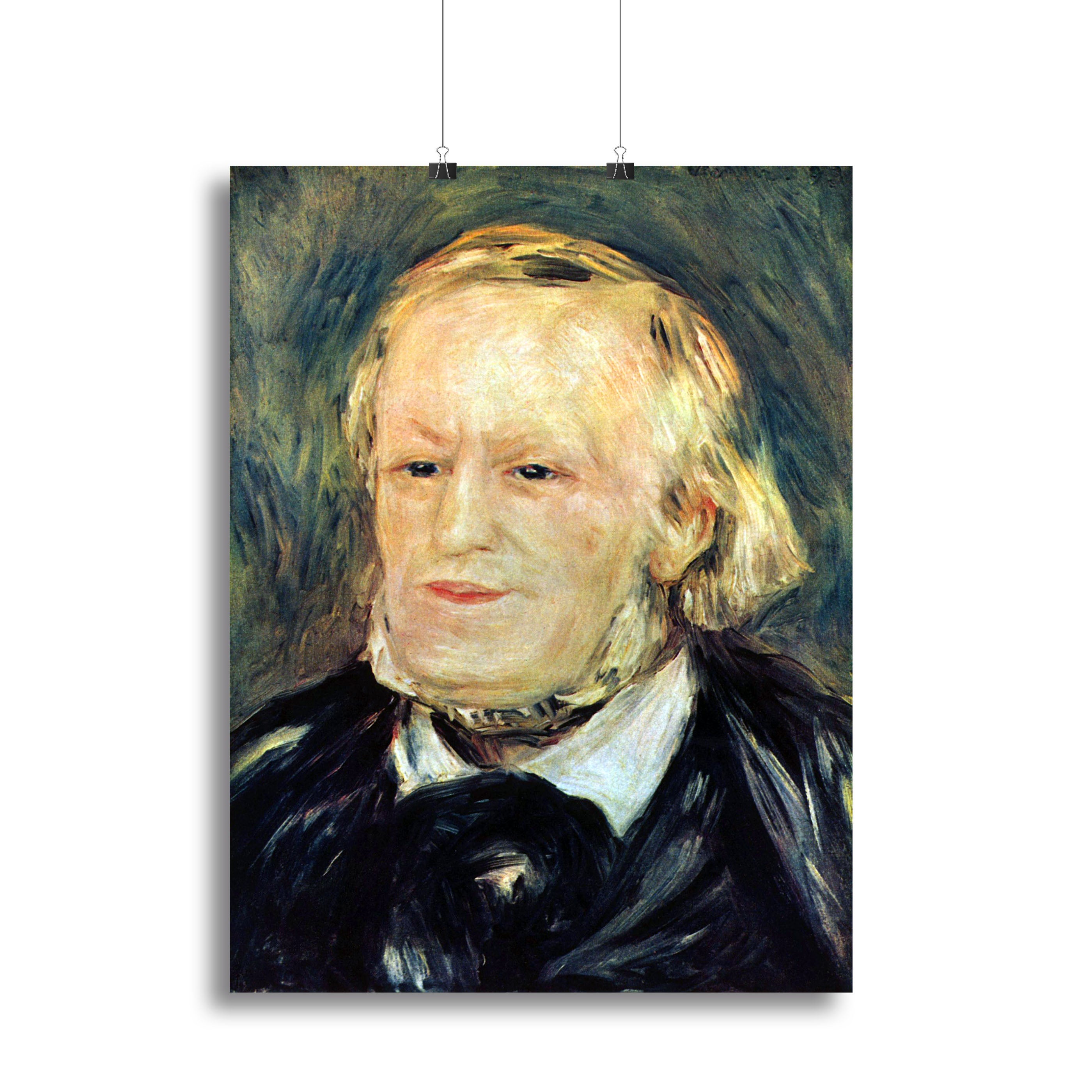 Portrait of Richard Wagner by Renoir Canvas Print or Poster - Canvas Art Rocks - 2