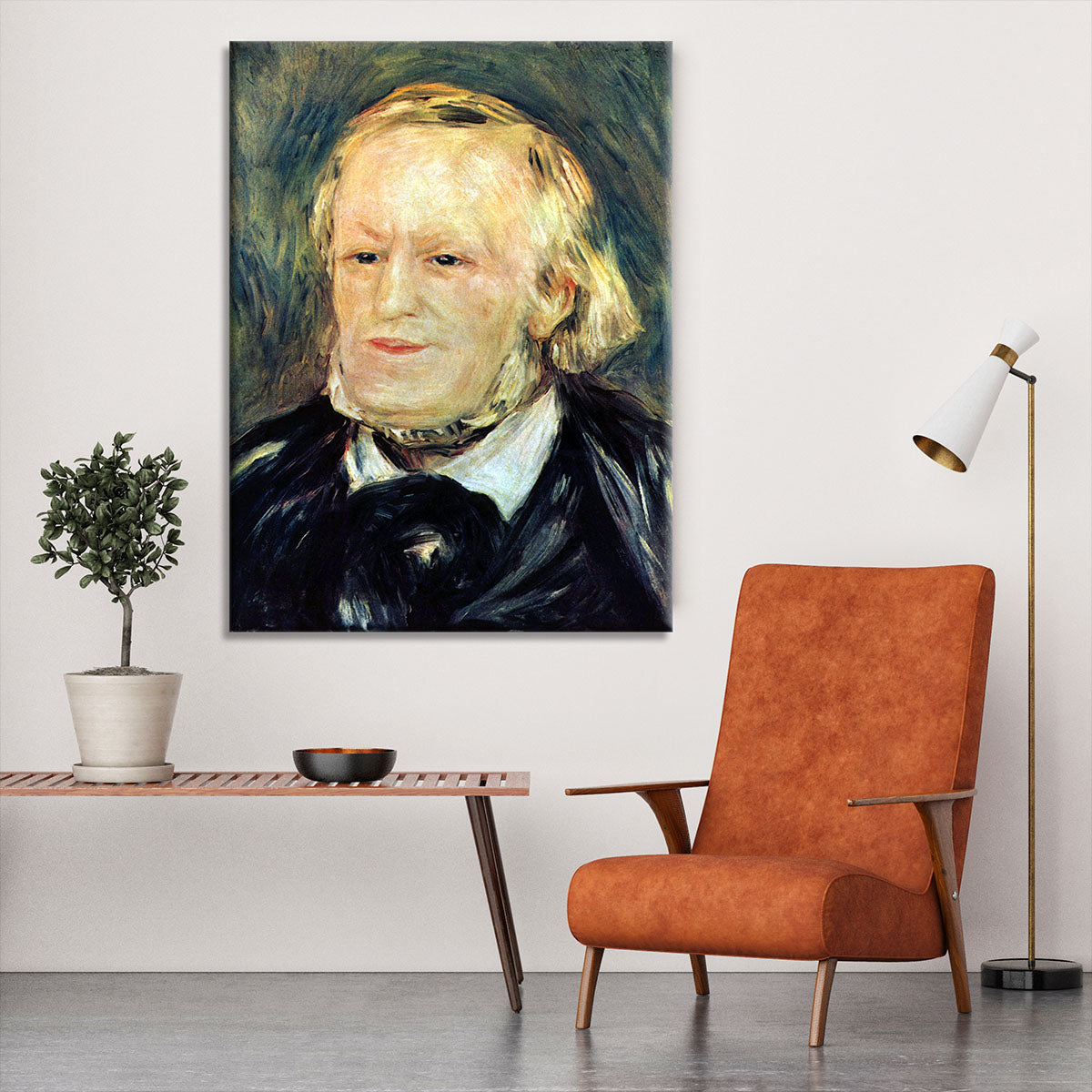 Portrait of Richard Wagner by Renoir Canvas Print or Poster - Canvas Art Rocks - 6