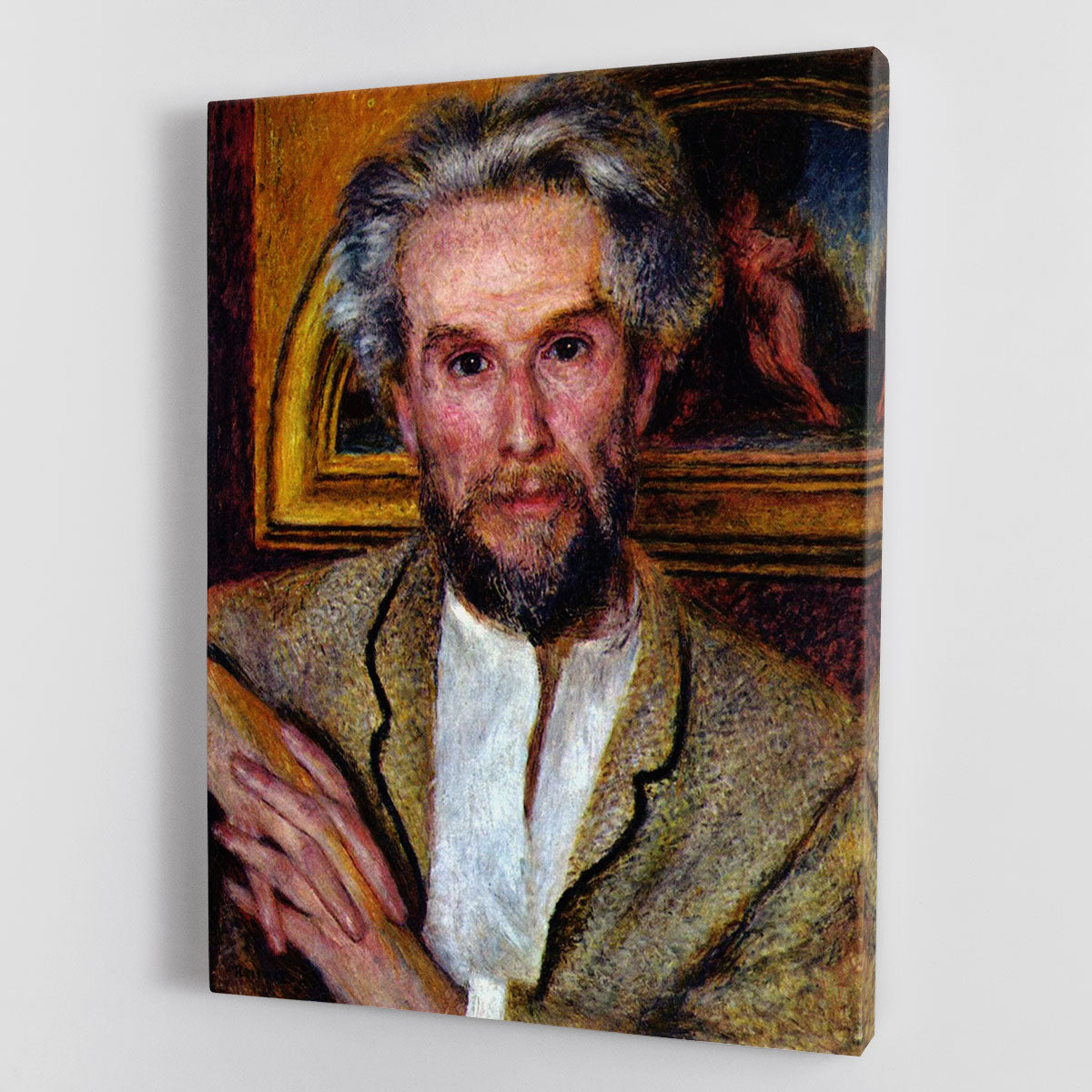 Portrait of Victor Chocquet by Renoir Canvas Print or Poster - Canvas Art Rocks - 1