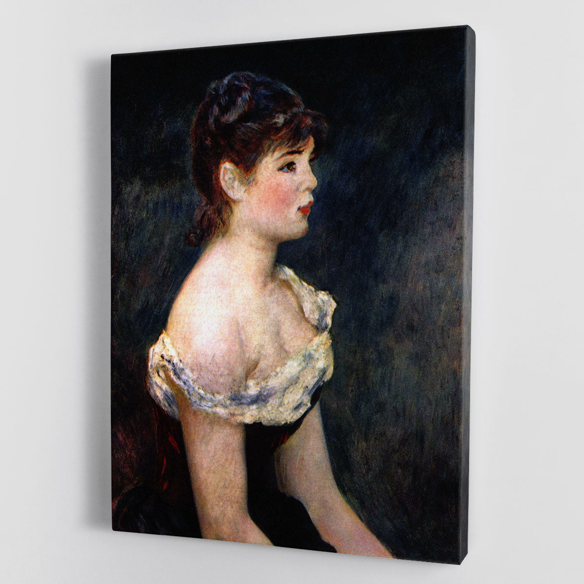 Portrait of a young girl by Renoir Canvas Print or Poster - Canvas Art Rocks - 1