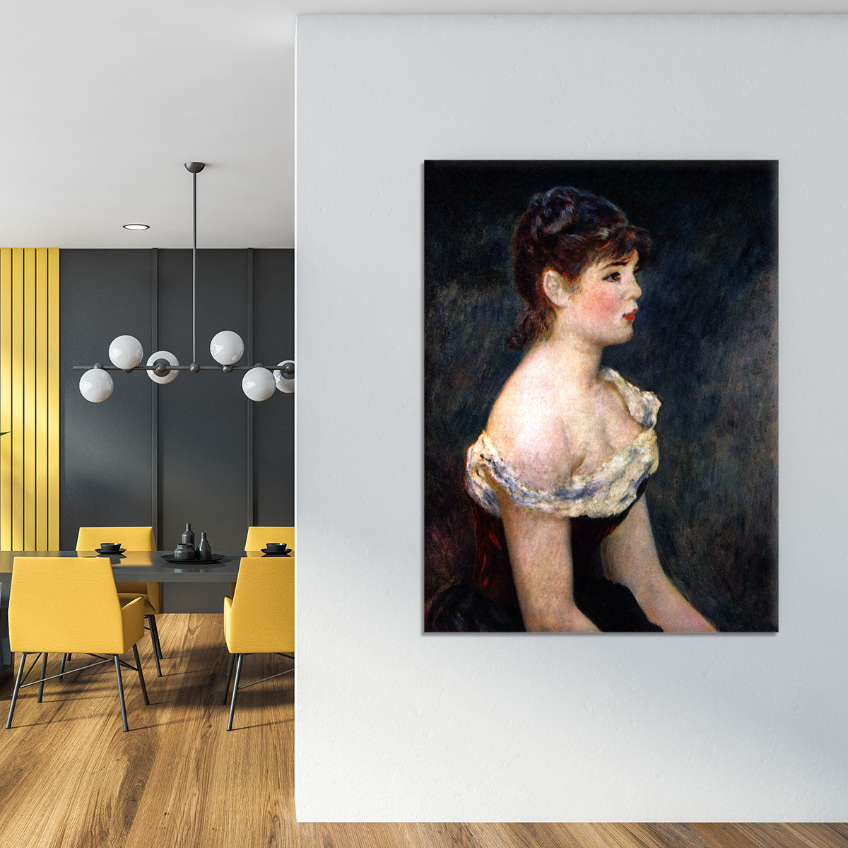 Portrait of a young girl by Renoir Canvas Print or Poster - Canvas Art Rocks - 4