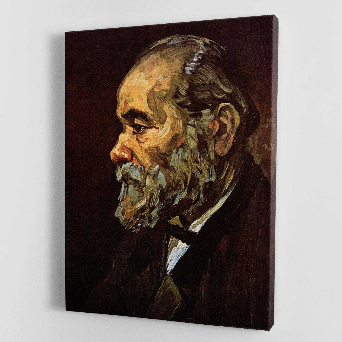 Portrait of an Old Man with Beard by Van Gogh Canvas Print or Poster - Canvas Art Rocks - 1