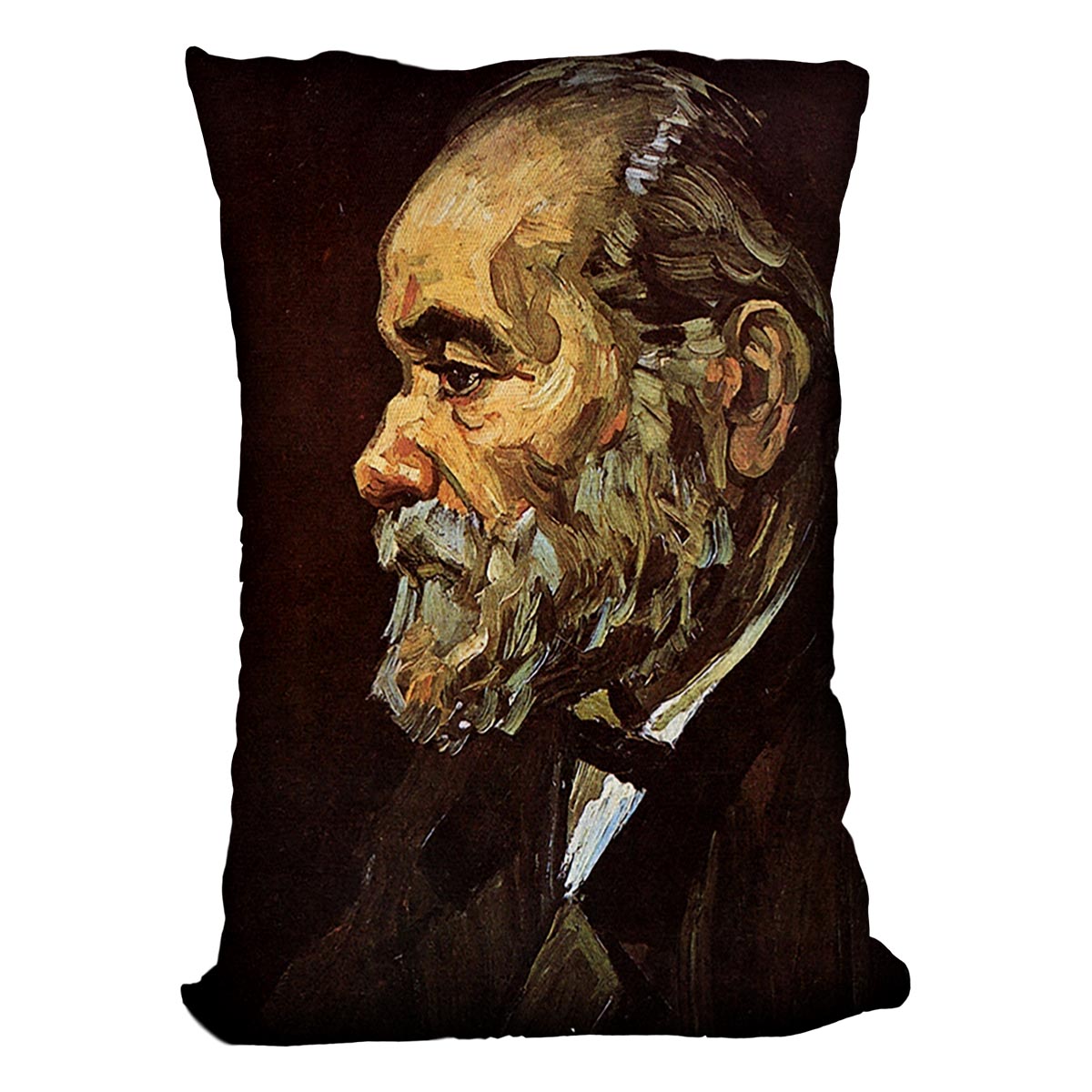 Portrait of an Old Man with Beard by Van Gogh Cushion