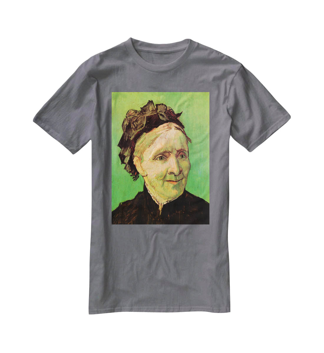 Portrait of the Artist's Mother by Van Gogh T-Shirt - Canvas Art Rocks - 3