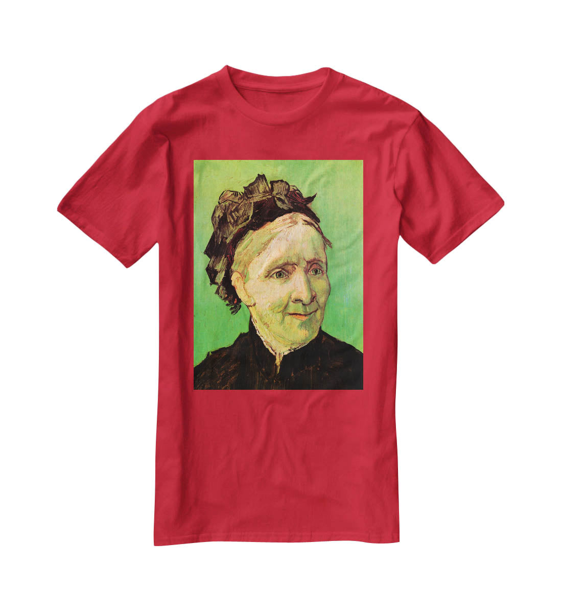 Portrait of the Artist's Mother by Van Gogh T-Shirt - Canvas Art Rocks - 4