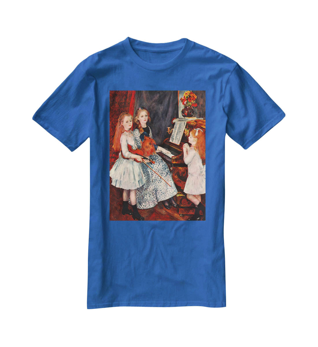 Portrait of the daughter of Catulle Mendes by Renoir T-Shirt - Canvas Art Rocks - 2
