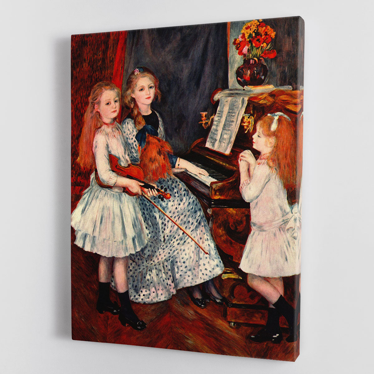 Portrait of the daughter of Catulle Mendes by Renoir Canvas Print or Poster - Canvas Art Rocks - 1